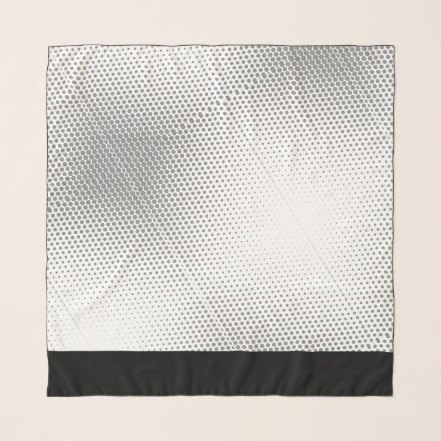  Dotted striped pattern  Scarf (Front)