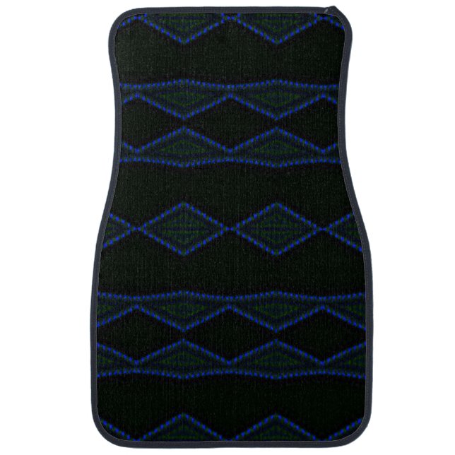 Dotted Triangles Car Floor Mat (Front)