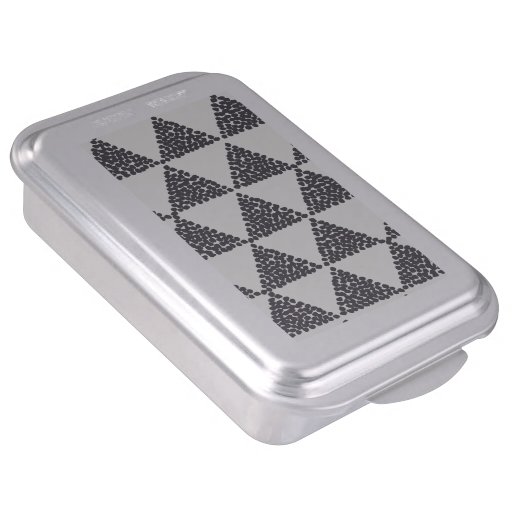 Dotted Triangles Pattern #4 Cake Pan | Zazzle