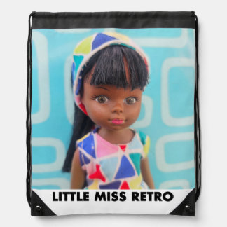 Dottie Colorful Geometry Drawstring Bag