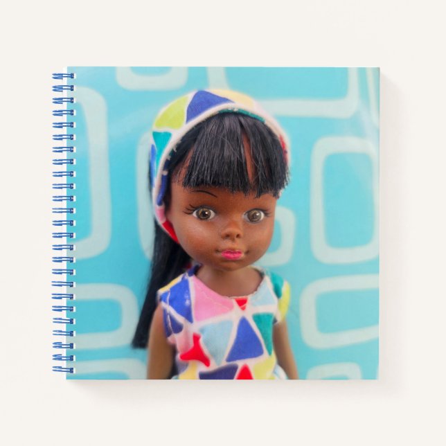 Dottie Colorful Geometry Notebook (Front)