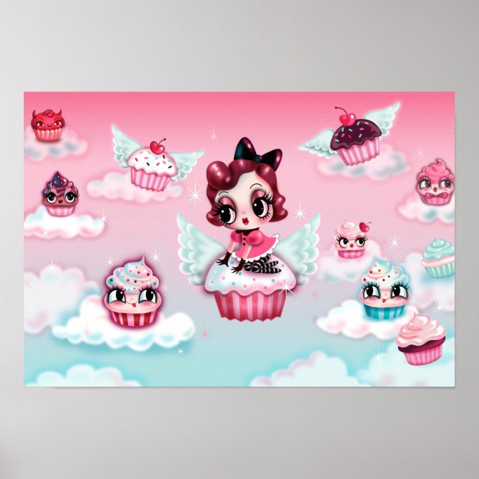 Dottie in Cupcake Heaven Poster