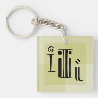 Dotting the Is Elegant Typography Art, Monogrammed