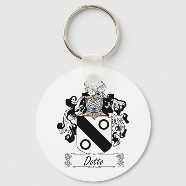 Dotto Family Crest Keychain (Front)