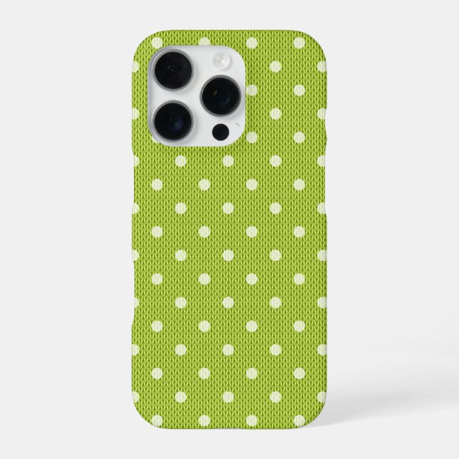  Dotty Delight Green Iphone Case (Back)