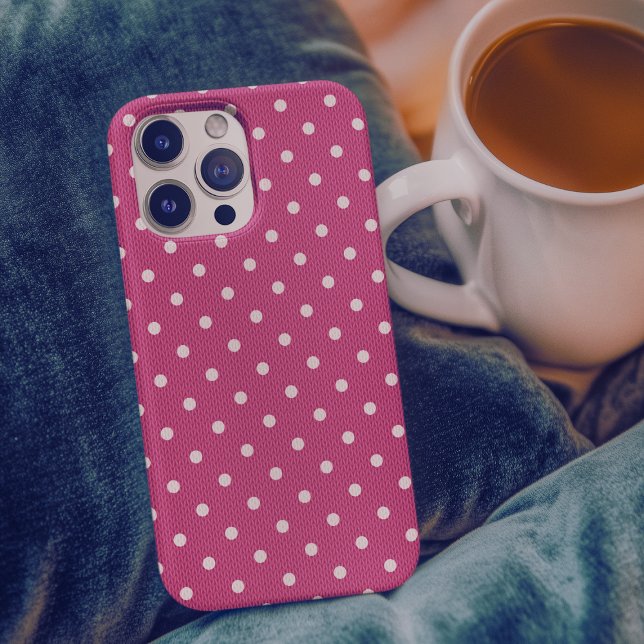 Dotty Delight Red Case-Mate iPhone Case (A Dotty Delight Red Case-Mate iPhone Case is on the knees. )
