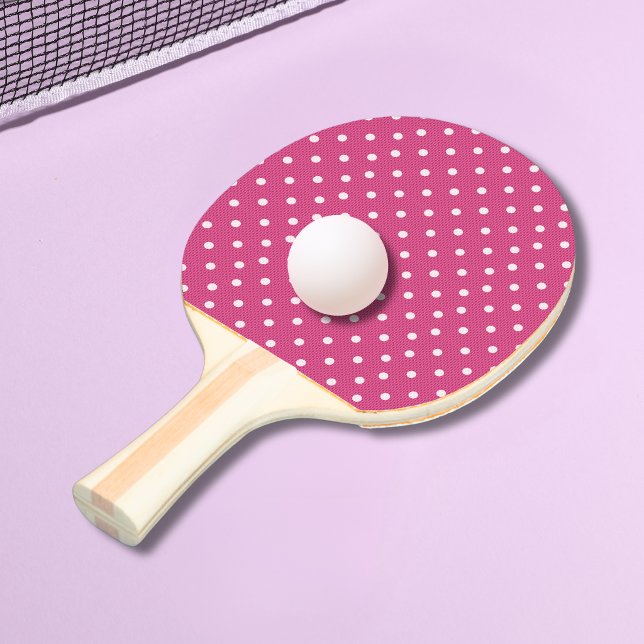 Dotty Delight Red Ping Pong Paddle (Dotty Delight Red Ping Pong Paddle)