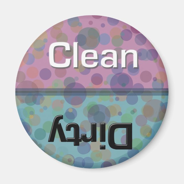 Dotty Dishwasher Clean-Dirty Magnet (Front)