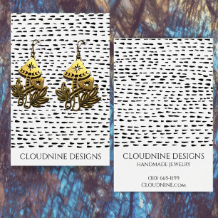 Dotty Earring Necklace Jewelry Display Card