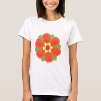 Dotty Flower Women's Next Level Scoop Neck T-Shirt