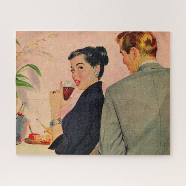 Dotty has a drink jigsaw puzzle (Horizontal)