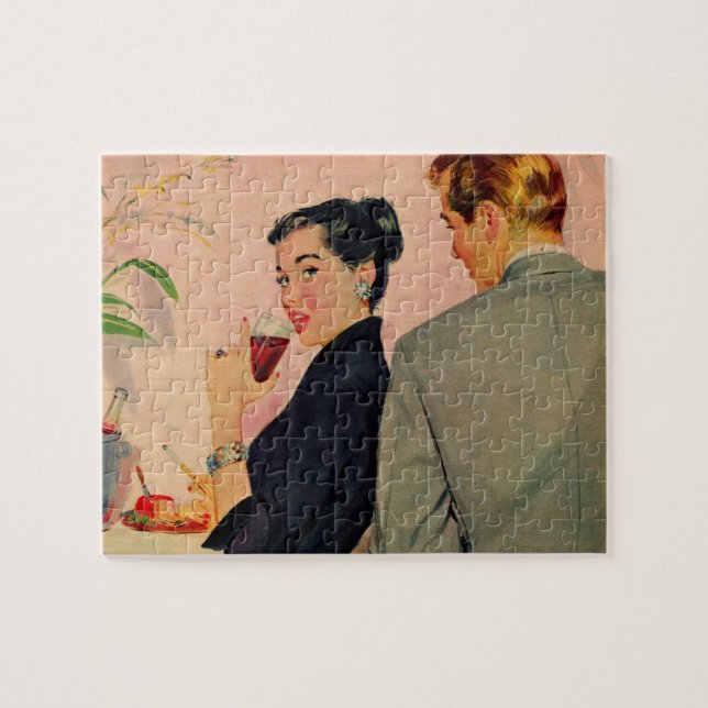 Dotty has a drink jigsaw puzzle (Horizontal)