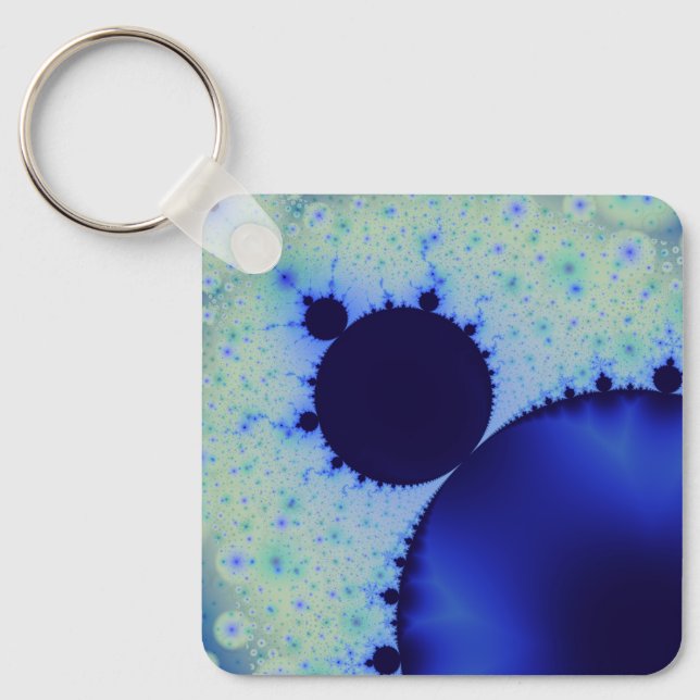 Dotty Mandelbrot Keychain (Front)