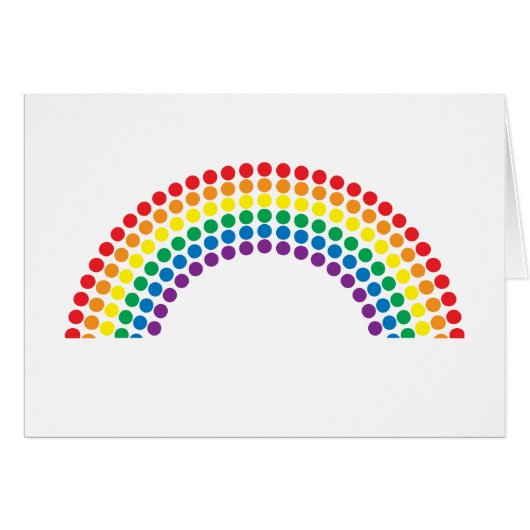 Dotty Rainbow Cards (Front Horizontal)