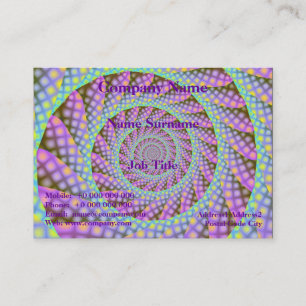 Dotty Spiral Business Card