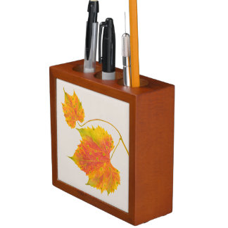 Dotty Spotty Fall on a Desk Organizer