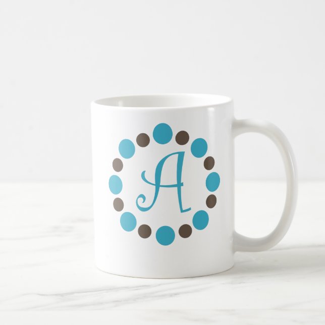 Dotz Initial Mug "A" (Right)