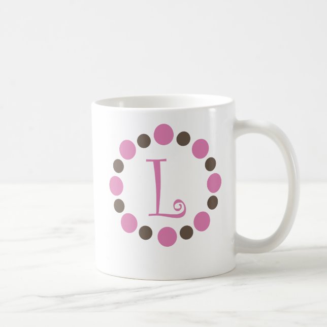 Dotz Initial Mug "L" (Right)