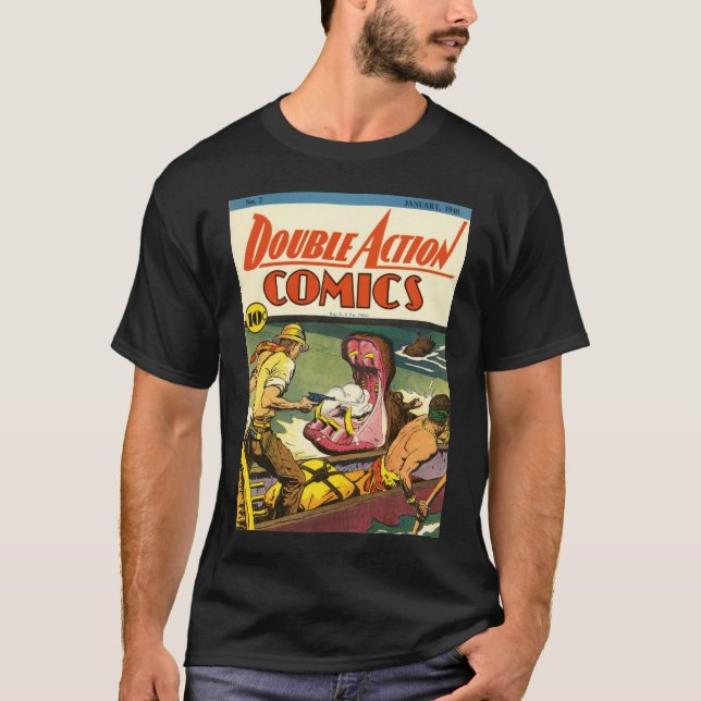 Double Action Comics #2 T-shirt (Front)