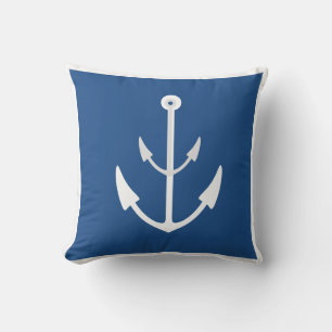 double anchor beach wedding custom bride groom throw pillow
