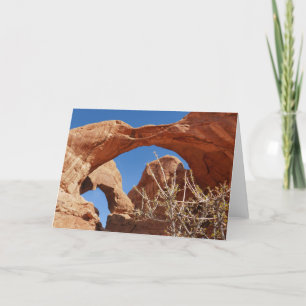 Double Arch at Arches National Park Card