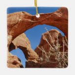 Double Arch at Arches National Park Ceramic Ornament