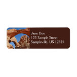 Double Arch at Arches National Park Label