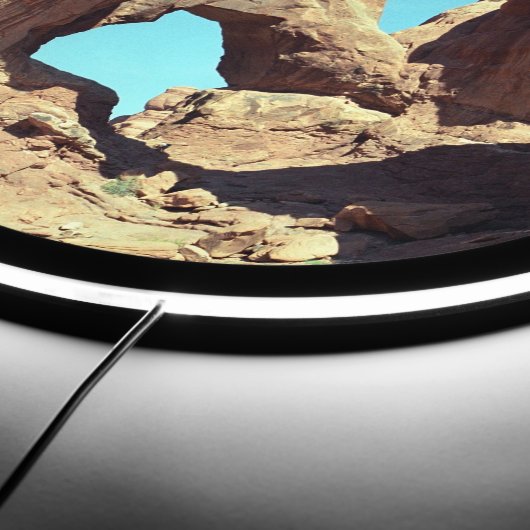 Double Arch Desert Photo LED Sign (Edge)