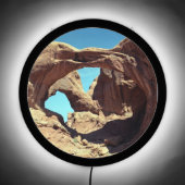 Double Arch Desert Photo LED Sign (Front)