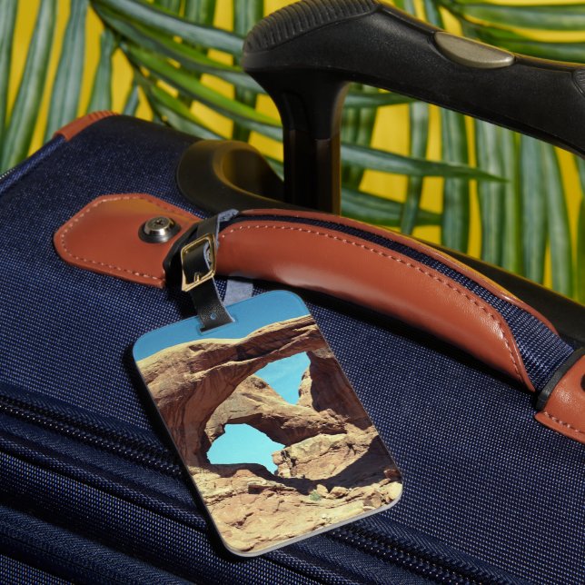 Double Arch Desert Photo Luggage Tag (Front Insitu 1)
