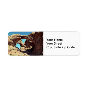 Double Arch Desert Photo return address label
