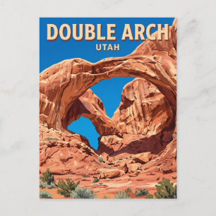 Double Arch Moab Utah Postcard