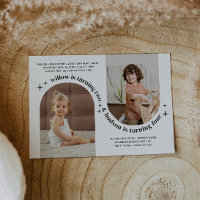 Star birthday invitation card — Image card