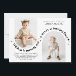 Double Arch Photo Joint Birthday Invitation<br><div class="desc">Double Arch Photo Joint Birthday Invitation</div>