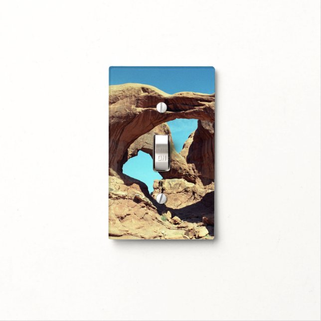 Double Arch Utah Desert Landscape Photo Light Switch Cover (In Situ)