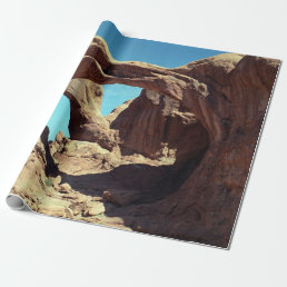 Double Arch Utah Desert Landscape Photo Wrapping Paper