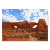 Double Arches, Arches National Park, Utah, Card (Front Horizontal)