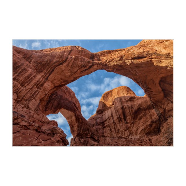 Double Arches Low Angle View Acrylic Print (Front)