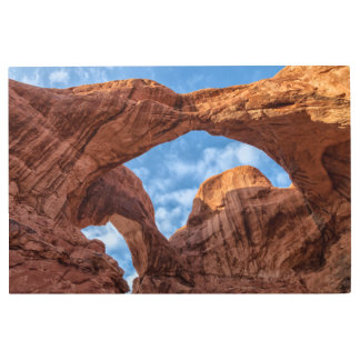 Double Arches Low Angle View Metal Print