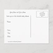Double Baby Shower Invitation Cards (Back)