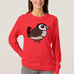 Double-barred Finch Women's Basic Long Sleeve T-Shirt