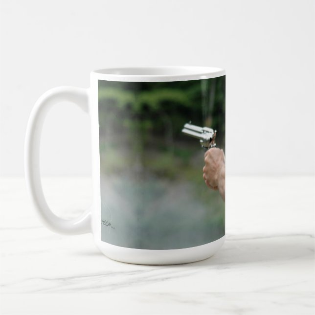 double barrel mug! coffee mug (Left)