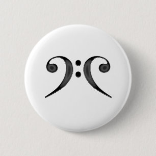 Double Bass 10X10 Pinback Button