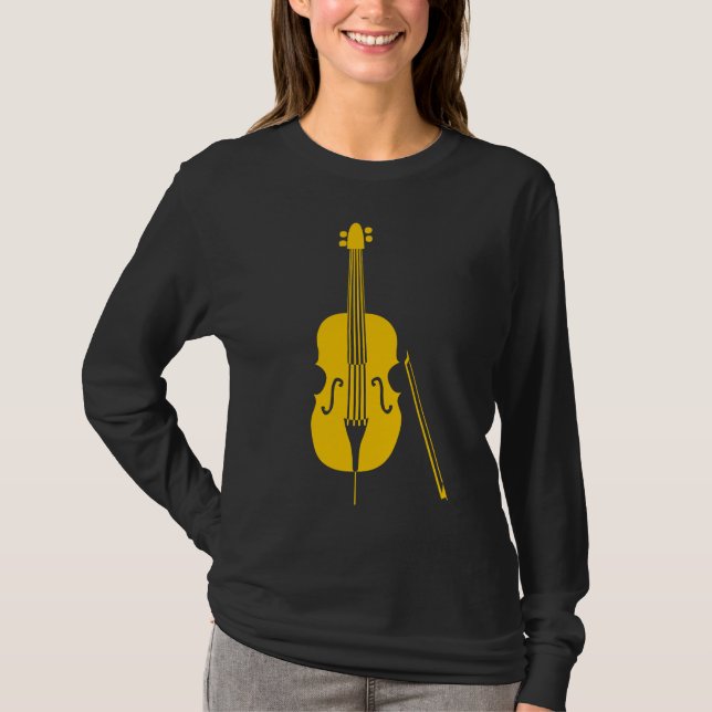 Double Bass - Amber T-Shirt (Front)