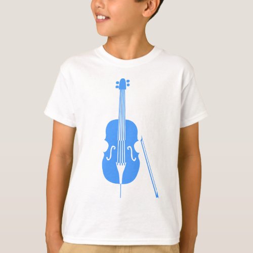 Double Bass _ Baby Blue T_Shirt