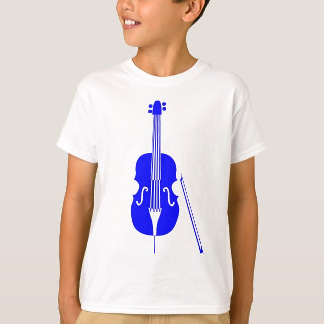 Double Bass - Blue T-Shirt (Front)