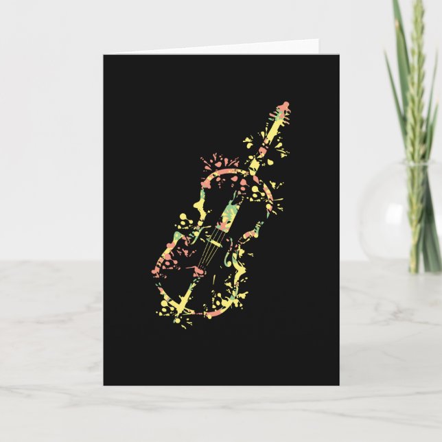 Double Bass Card (Front)