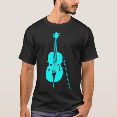 Double Bass _ Cyan T_Shirt