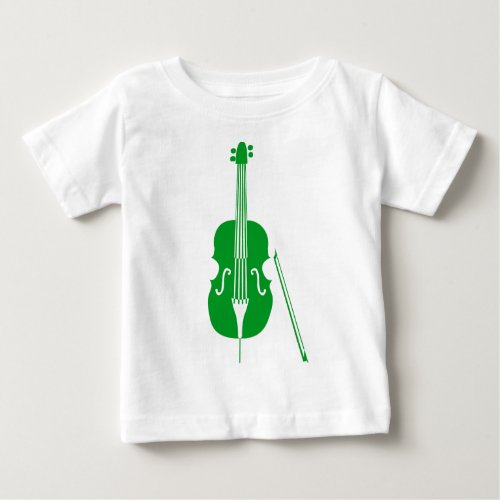 Double Bass _ Grass Green Baby T_Shirt