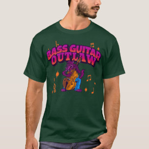 Double Bass Guitar Outlaw T-Shirt